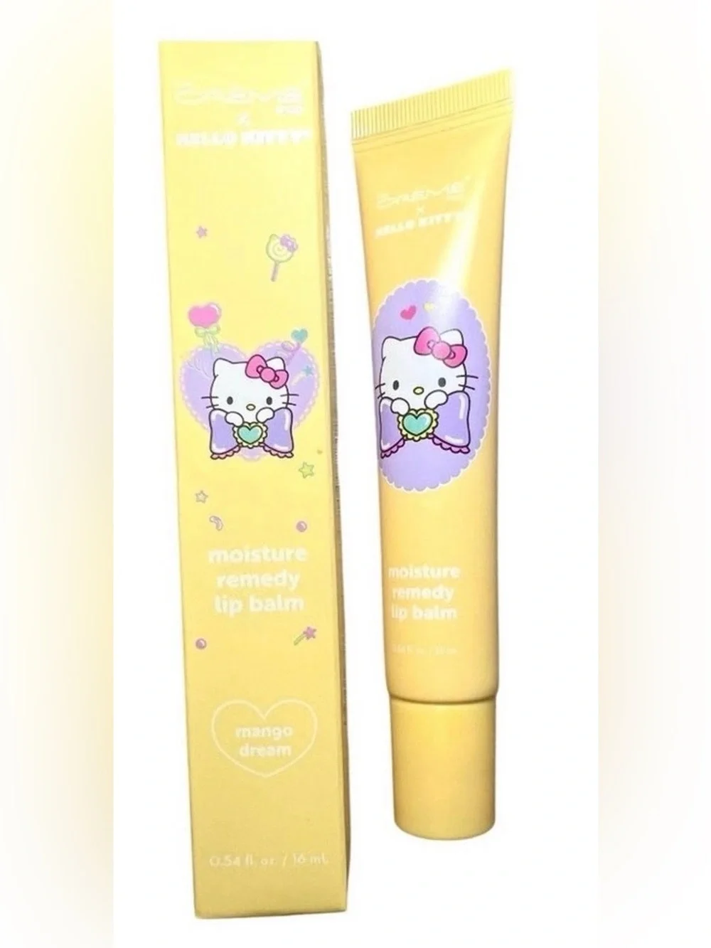 Creme Shop x Hello Kitty Moisture Remedy Lip Balm –Mango Dream –0.54 fl oz/16ml